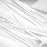 Royal Comfort 1000 Thread Count Bamboo Cotton Sheet and Quilt Cover Complete Set Queen White