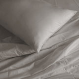 Royal Comfort 1000 Thread Count Bamboo Cotton Sheet and Quilt Cover Complete Set King Dove