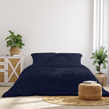 Royal Comfort 1000 Thread Count Bamboo Cotton Sheet and Quilt Cover Complete Set King Royal Blue