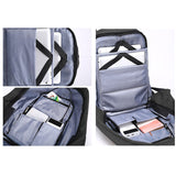 Anti Theft Backpack Waterproof bag School Travel Laptop Bags USB Charging 40 x 31 x 11cm Black