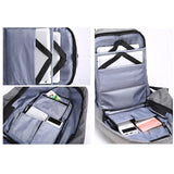 Anti Theft Backpack Waterproof bag School Travel Laptop Bags USB Charging 40 x 31 x 11cm Grey