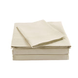 Royal Comfort Bamboo Blended Sheet & Pillowcases Set 1000TC Ultra Soft Bedding Double Ivory