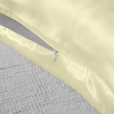 Royal Comfort Mulberry Soft Silk Hypoallergenic Pillowcase Twin Pack 51 x 76cm 51 x 76 cm Ivory