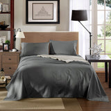 Kensington 1200 Thread Count 100% Egyptian Cotton Sheet Set Stripe Hotel Grade Double Charcoal