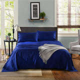 Kensington 1200 Thread Count 100% Egyptian Cotton Sheet Set Stripe Hotel Grade Double Indigo