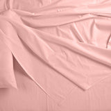 Royal Comfort Bamboo Blended Sheet & Pillowcases Set 1000TC Ultra Soft Bedding King Blush