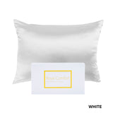 Royal Comfort Pure Silk Pillow Case 100% Mulberry Silk Hypoallergenic Pillowcase 51 x 76 cm White