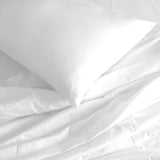 Royal Comfort 1000TC Hotel Grade Bamboo Cotton Sheets Pillowcases Set Ultrasoft Queen White