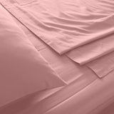 Royal Comfort 1000TC Hotel Grade Bamboo Cotton Sheets Pillowcases Set Ultrasoft Queen Blush