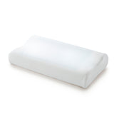 Royal Comfort Cooling Gel Contour High Density Memory Foam Pillow Twin Pack 30 x 50 cm White, Blue