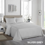 Royal Comfort 1200 Thread Count Sheet Set 4 Piece Ultra Soft Satin Weave Finish King Silver