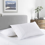 Royal Comfort 2000 Thread Count Bamboo Cooling Sheet Set Ultra Soft Bedding Double White