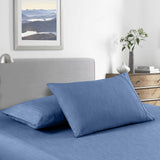 Royal Comfort 2000 Thread Count Bamboo Cooling Sheet Set Ultra Soft Bedding King Denim