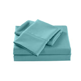 Royal Comfort 2000 Thread Count Bamboo Cooling Sheet Set Ultra Soft Bedding Single Aqua