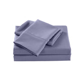 Royal Comfort 2000 Thread Count Bamboo Cooling Sheet Set Ultra Soft Bedding Single Lilac Grey