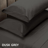 Royal Comfort 1500 Thread Count Cotton Rich Sheet Set 4 Piece Ultra Soft Bedding Double Dusk Grey