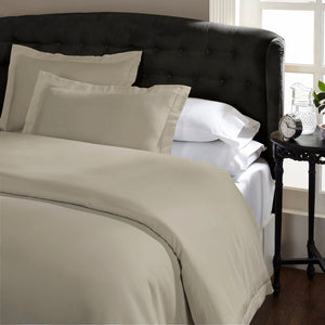 Royal Comfort King 1500TC Markle Collection Cotton Blend Quilt Cover Set King Stone