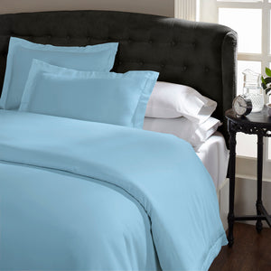 Royal Comfort King 1500TC Markle Collection Cotton Blend Quilt Cover Set King Indigo