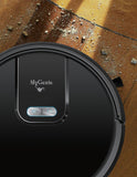 MyGenie WI-FI GMAX Robotic Vacuum Cleaner Mop App Control Dry & Wet Auto Robot 35 x 8.75cm Black