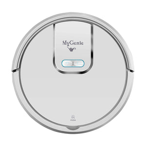 MyGenie WI-FI GMAX Robotic Vacuum Cleaner Mop App Control Dry & Wet Auto Robot 35 x 8.75cm White