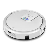 MyGenie WI-FI GMAX Robotic Vacuum Cleaner Mop App Control Dry & Wet Auto Robot 35 x 8.75cm White