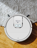 MyGenie WI-FI GMAX Robotic Vacuum Cleaner Mop App Control Dry & Wet Auto Robot 35 x 8.75cm White