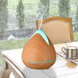 Essential Oils Ultrasonic Aromatherapy Diffuser Air Humidifier Purify 400ML  Light Wood