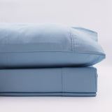 Renee Taylor 1500 Thread Count Pure Soft Cotton Blend Flat & Fitted Sheet Set King Indigo