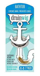 Drainwig for the Bathtub - 2 Pack