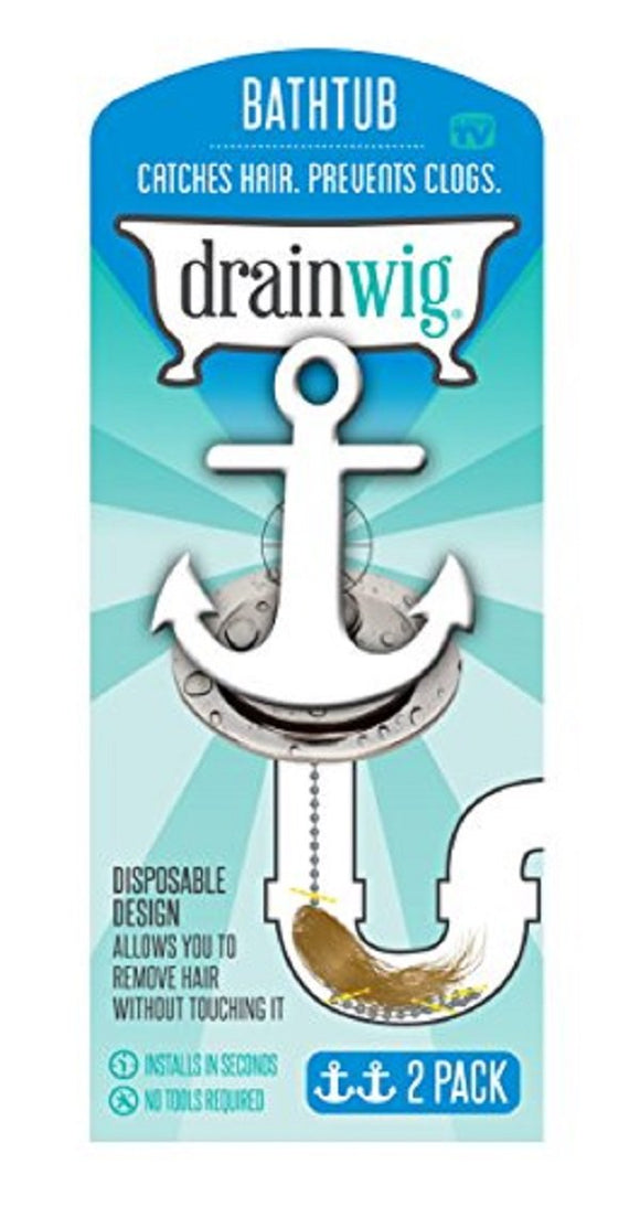 Drainwig for the Bathtub - 2 Pack