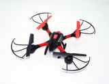 Sky Hawkeye Six-Axis Gyro-Stabilised LED Navigation Quadcopter Real-Time Drone  Black, Red