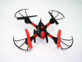 Sky Hawkeye Six-Axis Gyro-Stabilised LED Navigation Quadcopter Real-Time Drone  Black, Red