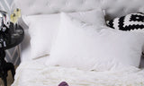 Duck Feather & Down Quilt 500GSM + Duck Feather and Down Pillows 2 Pack Combo Queen White