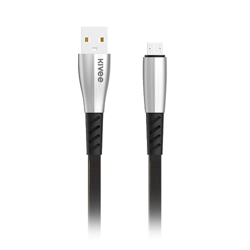 KIVEE CB103 iPhone Charging Cable 1M Black/Silver