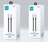 KIVEE CB103 iPhone Charging Cable 1M Black/Silver