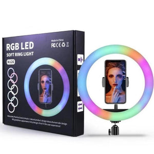 TEQ MJ26 RGB 10 inch LED Soft Ring Light