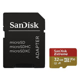 SANDISK SDSQXAF-032G-GN6MA 32GB MICRO SDHC EXTREME A1 V30, UHS-I/ U3, 100MB/s