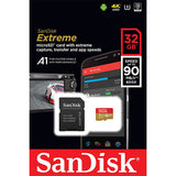 SANDISK SDSQXAF-032G-GN6MA 32GB MICRO SDHC EXTREME A1 V30, UHS-I/ U3, 100MB/s