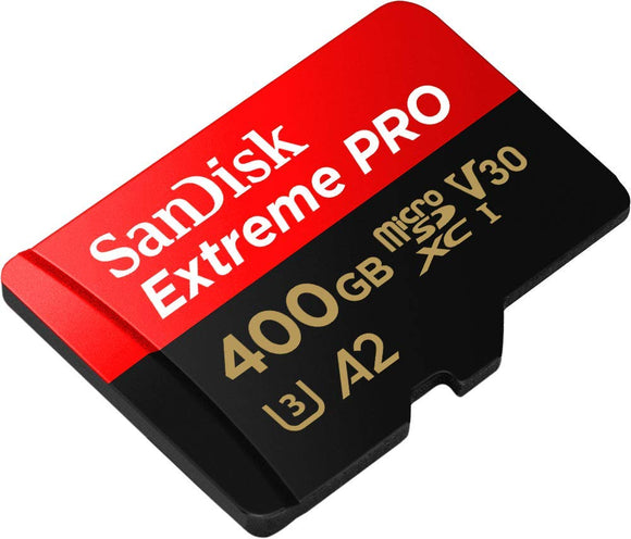 SANDISK  SDSQXCZ-400G-GN6MA TF Extreme PRO A2 V30 UHS-I/U3 170R/90W WITH SD ADAPTER