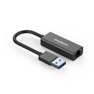 Simplecom NU303 USB 3.0 to Gigabit Ethernet Network Adapter Aluminium