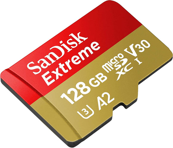 SANDISK SDSQXA1-128G-GN6MN  MicroXD  Extreme A2 V30 UHS-I/U3 160R/90W  NO SD ADAPTER