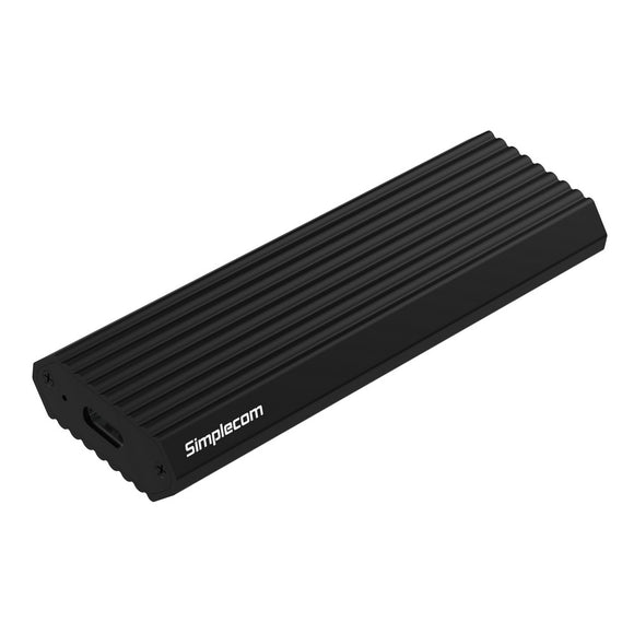 Simplecom SE513 NVMe PCIe (M Key) M.2 SSD to USB 3.1 Gen 2 Type C Enclosure 10Gbps Black