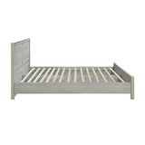 Alice Queen Size Bed Frame Natural Wood like MDF in Oak Colour