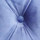 King Size Storage Bed Frame Elegant Luxury Velvet in Navy Blue Colour