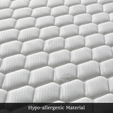 King Single Mattress Latex Pillow Top Pocket Spring Foam Medium Firm Bed