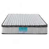 Queen Mattress Latex Pillow Top Pocket Spring Foam Medium Firm Bed