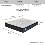 Queen Mattress in Bamboo Bonnel Spring Extra Firm Bed