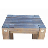 Sturdy Stool Grey Brush Finish