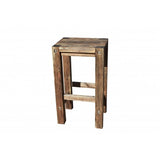 Sturdy Stool Black Brush Finish