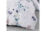 Luxton King Size Turquoise Teal Elia Leaf Quilt Cover Set